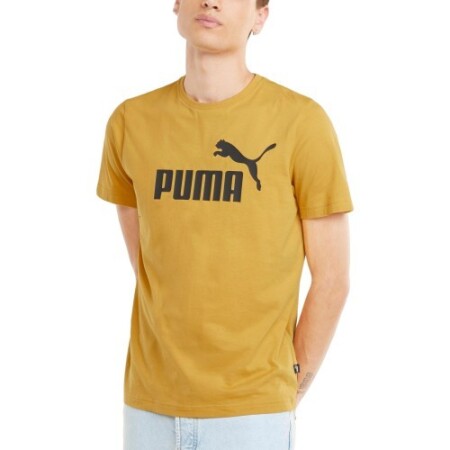 Puma Herren-T-Shirt ESS Logo Tee Gelb - Puma