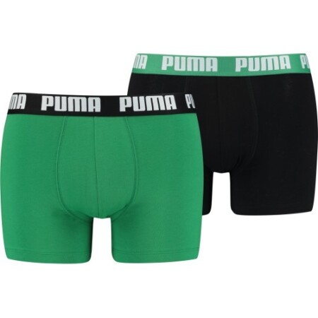 Puma Herren-Unterwäsche Basic Boxer Grün Schwarz - Puma