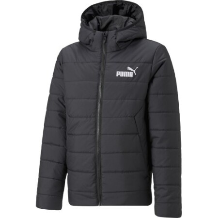Puma Jacke für Teenager Ess Kapuzenjacke, wattiert, Schwarz 670559 01 - Puma