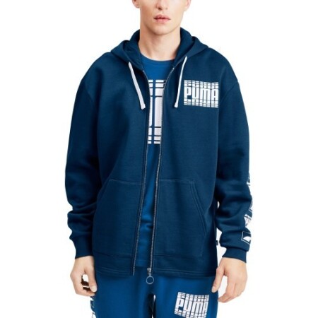 Puma Jumper Rebel Bold FZ Kapüşonlu Sweatshirt FL Mavi 580539 38 - Puma