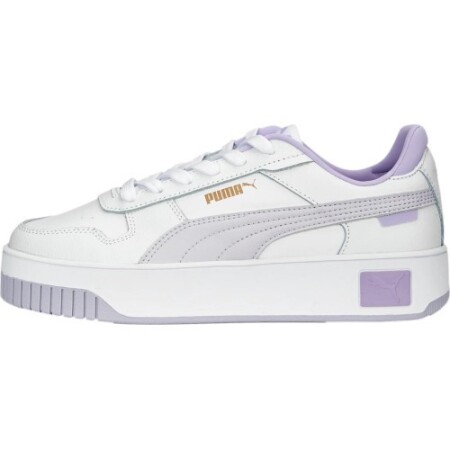 Puma Kadın Ayakkabıları Carina Street Beyaz Zeytin Yeşili 389390 07 - Puma