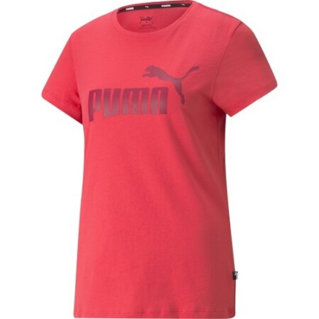Puma Kadın Ess Logo Tişörtü Mercan Rengi - Puma