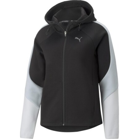 Puma Kadın Sweatshirt Evostripe Tam Fermuarlı Siyah 849809 01 - Puma