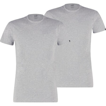 Puma Men's Basic 2P Undershirt Grey - Puma
