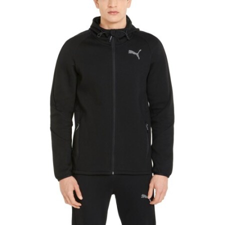 Puma Men's Sweatshirt Evostripe Full-Zip Black 847401 01 - Puma