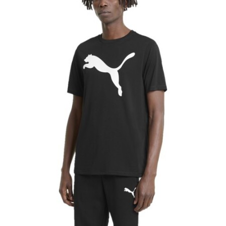 Puma Men's T-Shirt Active Big Logo T Black - Puma
