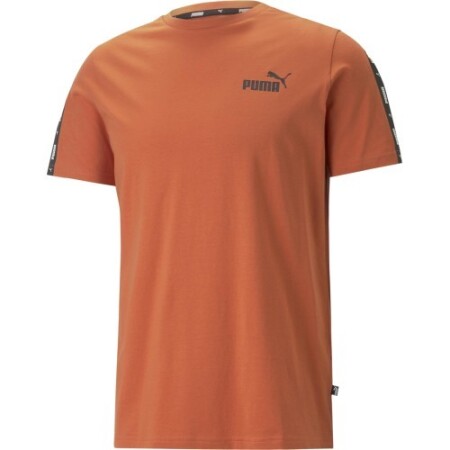 Puma Men's T-Shirt Ess+ Tape Tee Orange 847382 94 - Puma