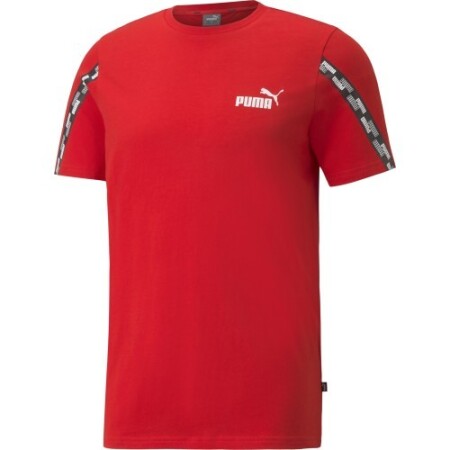 Puma Men's T-Shirt Power Tape Red - Puma