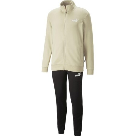 Puma Men's Tracksuit Clean Sweat Suit Black Creamy 585840 88 - Puma