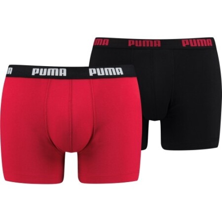 Puma Men's Underwear Basic Boxer Black Red - Puma