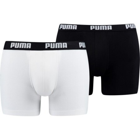 Puma Men's Underwear Basic Boxer White Black - Puma