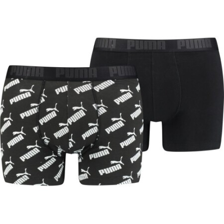 Puma Men's Underwear Men Aop Boxer Black - Puma