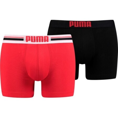 Puma Men's Underwear Placed Logo Black Red - Puma