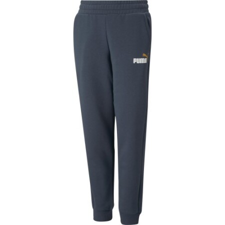Puma Pants for Teens Ess + 2 Col Logo Pants Blue 586988 16 - Puma