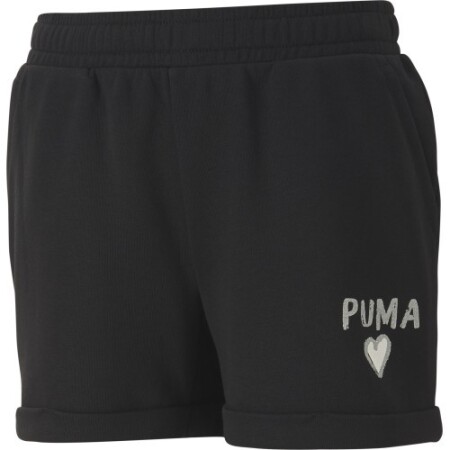 Puma Shorts for Girls Alpha Shorts Black - Puma