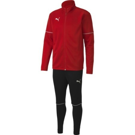 Puma Sports Suit for Teenagers Teamgoal Tracksuit Black Red 656809 01 - Puma