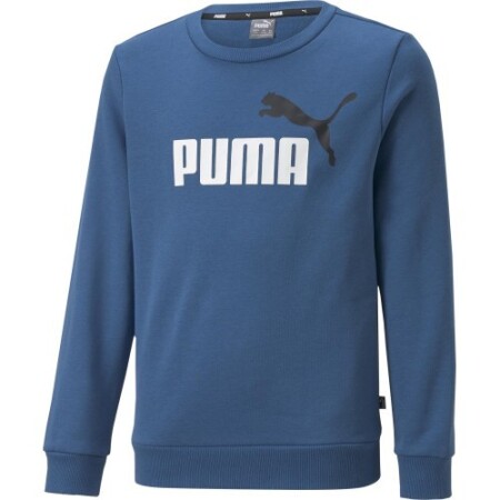 Puma Sweatshirt for Teens Ess+ 2 Col Big Logo Blue 586986 17 - Puma