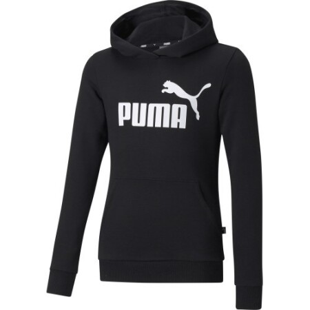 Puma Sweatshirt for Teens Ess Logo Hoodie Black 587030 01 - Puma
