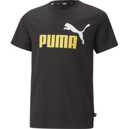 Puma T-Shirt for Teens Ess+ 2 Col Logo Tee Black 586985 91 - Puma