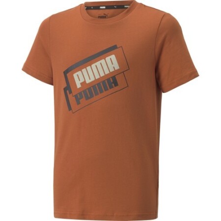 Puma T-Shirt für Teenager Alpha Holiday Tee Orange 670109 64 - Puma