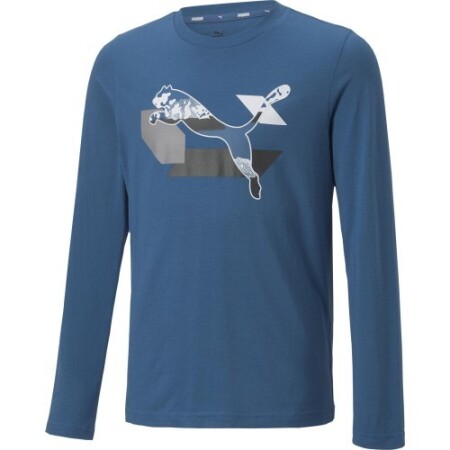 Puma T-Shirt für Teenager Alpha Langarmshirt Blau 670103 17 - Puma