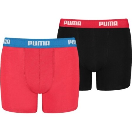 Puma Unterwäsche für Teenager Basic Boxer Schwarz Rot - Puma