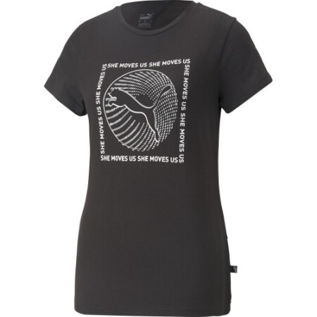 Puma Women's Blouse Graphics She Move Black 674451 01 - Puma