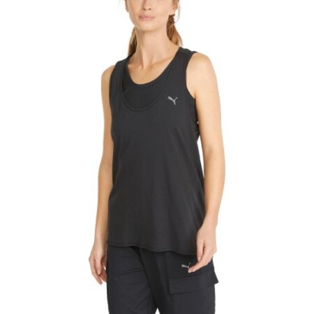 Puma Women's Blouse Studio Foundation Relaxed Tee Black 521605 01 - Puma