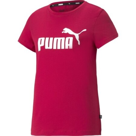 Puma Women's Ess Logo Tee Bordeaux - Puma