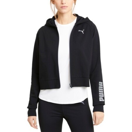 Puma Women's Rtg Full-Zip Hoodie Black - Puma