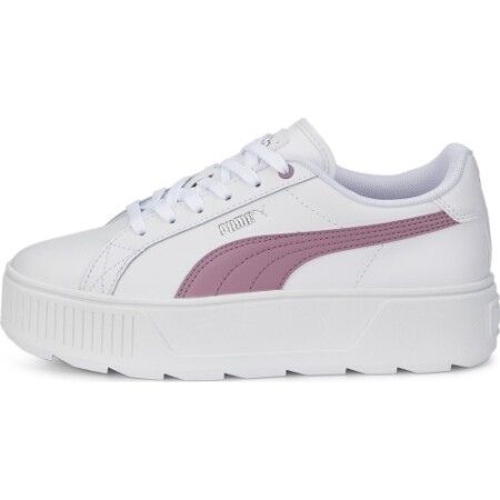 Puma Women's Shoes Karmen L Puma White Eggplant 384615 05 - Puma
