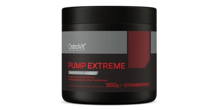 Pump Extreme Pre-workout, Strawberry - 300 grams - OstroVit