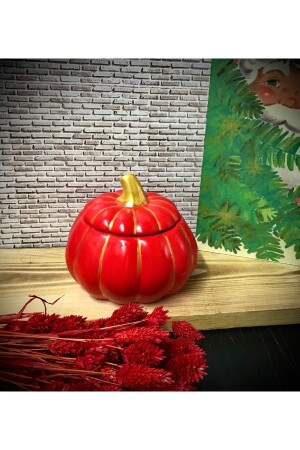 Pumpkin Jar with Lid New Year's Gift - Minik Mucizeler