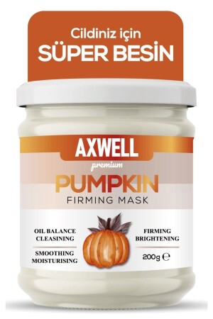 Pumpkin Mask - Pumpkin Extract, Skin Tightening and Ultra Moisturizing Face Mask BKM01 - AXWELL PREMIUM