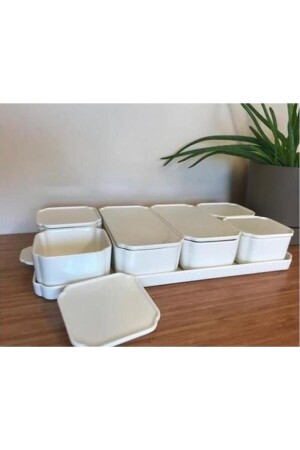 Pure 2721 Porzellan 6-teiliges Frühstücksset mit Deckel 9756 - AROW