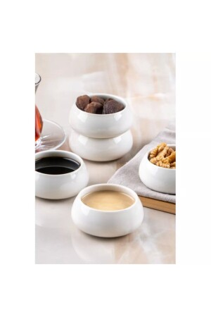 Pure 6-Piece Porcelain Serving Bowl - 8 Cm Mst219 MST219 - ACAR