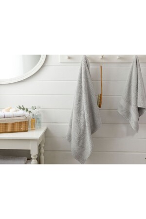 Pure Basic Banyo Havlusu 70x140 Cm Gri 10010324 - English Home