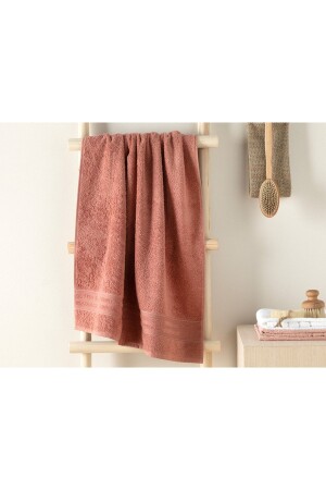 Pure Basic Banyo Havlusu 70x140 Cm Gül Kurusu 10039885 - English Home
