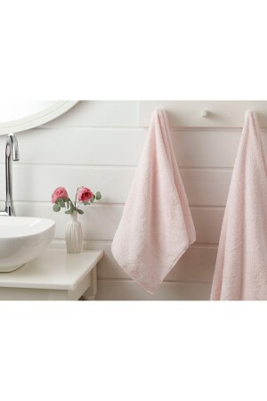 Pure Basic Gesichtshandtuch 50 x 90 cm rosa 10010336 - English Home