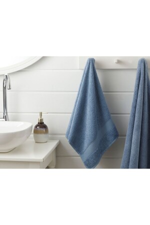 Pure Basic Yüz Havlusu 50X90 Cm Koyu Mavi 10010336 - English Home