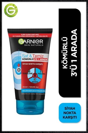 Pure & Clean Anti-Blackhead Charcoal 3 in 1 3600542084420 - Garnier