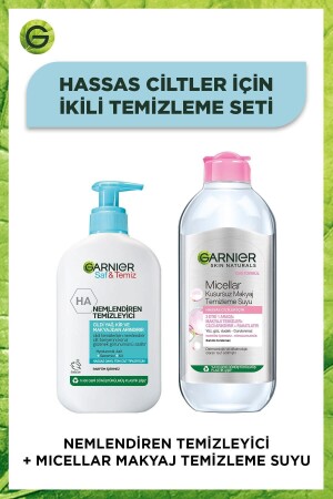 Pure & Clean Moisturizing Cleanser 250 Ml + Micellar Perfect Make-Up Cleansing Water 400ml PKTSFTMZMCLRMKJTMZ - Garnier