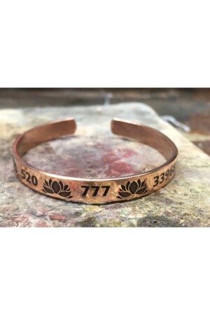 Pure Copper Bracelet Ancient Number Sequence - Kavele