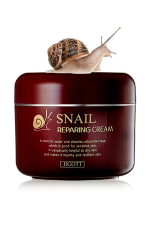 Pure Snail Mucus Cream with 3 Layers of Intensive Effect, Providing Anti-Wrinkle and Bright Appearance 8809210036517 - Jigott