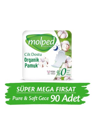 Pure&soft Night Super Mega Pack 90 Pieces - Molped