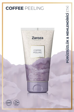 Purifying and Nourishing Body Scrub Coffee & Caffeine & Apricot Kernel 150 ml - Zaroza
