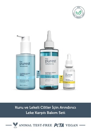 Purifying anti-blemish care set for dry and stained skin TPS182 - The Purest Solutions