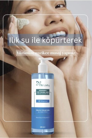Purifying Facial Cleansing Gel 400 ml Lady21011 - Mis Lady