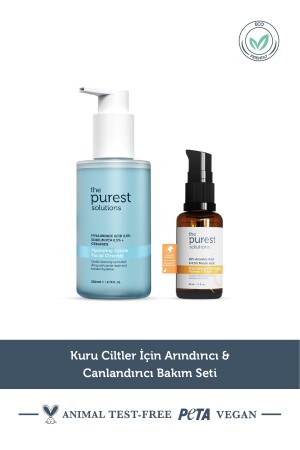Purifying & Revitalizing Care Set TPS185 for dry skin - The Purest Solutions