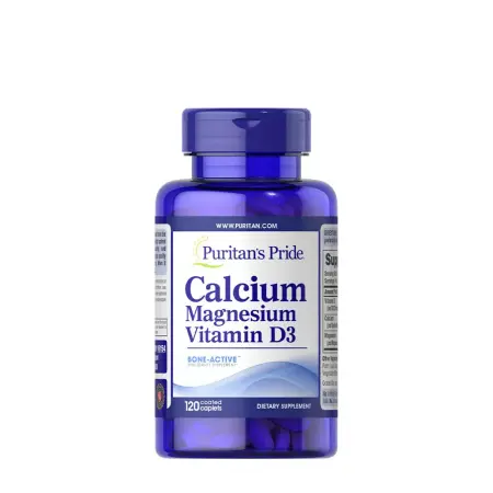 Puritan's Pride Calcium Magnesium with Vitamin D (120 Caplets) - Puritan's Pride